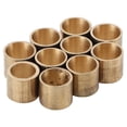 thumbnail image 3 of Ferrules de Queue de Billard, 10 Pcs Embouts de Queue de Billard Snooker Cuivre Accessoires de Réparation pour Queue de Billard, 3 of 7