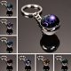 thumbnail image 5 of Jumpingount Llaveros Moda moderna Simple Cielo estrellado Llavero de metal Tiempo Piedra Bola de cristal Arte Colgante de doble cara Accesorios Regalos Ropa, zapatos y accesorios Miscelánea León Jumpingount AP014134-01, 5 of 6