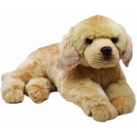 Realistic Retriever Dog Stuffed Animal Plush Toy Lifelike Animal Plushies Gift for Dog Lover