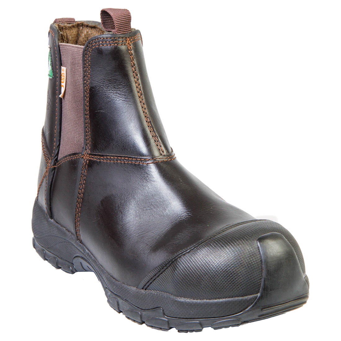 Men's Dawgs 6inch PullOn Prolite Safety Boots Brown Size 9 Walmart