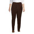 thumbnail image 2 of Lands' End Women's Plus Size Sport Knit High Rise Corduroy Elastic Waist Pants, 2 of 3
