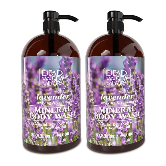 Gel de baño Dead Sea Collection Lavanda 2x2L con minerales