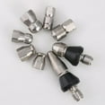 thumbnail image 4 of 2 Unids Alcantarillado Boquilla Boquilla Para Lavadora De Drenaje De Inyección, 1/4 Conector Rotatin De Liberación pida - 4 DYNWAVEMX Boquilla de filtro de alcantarilla, 4 of 8