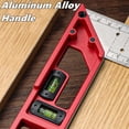 thumbnail image 6 of Quick Positioning Angle Ruler Drawing Tool High- L-Shaped Right Angle Ruler Stainless Steel Angle Measure Ruler, 6 of 7