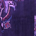 thumbnail image 1 of Ahgly Company Indoor Square Oriental Purple Asian Inspired Area Rugs, 8' Square, 1 of 4