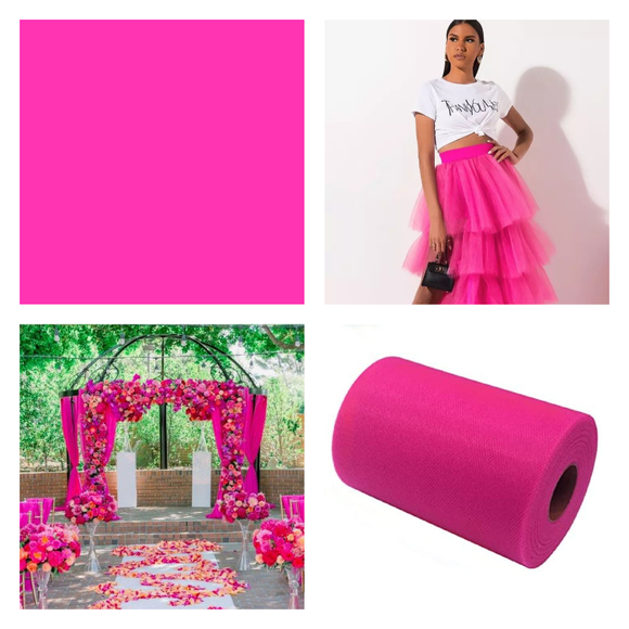 American Beauty (Hot Pink) - Luxury Matte Tulle - TLC
