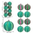 thumbnail image 3 of Nilvkv Christmas Balls 8PC Set 8CM/3.15" Christmas Tree Balls Durable and Shatterproof for CHRlSTMAS-GlFTs, Christmas Decorations, 3 of 6