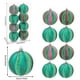 thumbnail image 3 of Christmas Ball Decoration Pendant Plastic Powder Ball Painted Ball Christmas Tree Ornaments Hollow Ball, 3 of 8