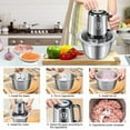 thumbnail image 3 of TOMBOT 1.8L Electric Meat Grinder with 4 Blades, 300W Motor, Safety Lock, and 2 Speeds, 3 of 6