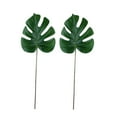 thumbnail image 5 of HOMEMAXS 2PCS Plastic Simulation Monstera Leaf Green Plant Ornament for Home Office Balcony Decoration (Green), 5 of 8