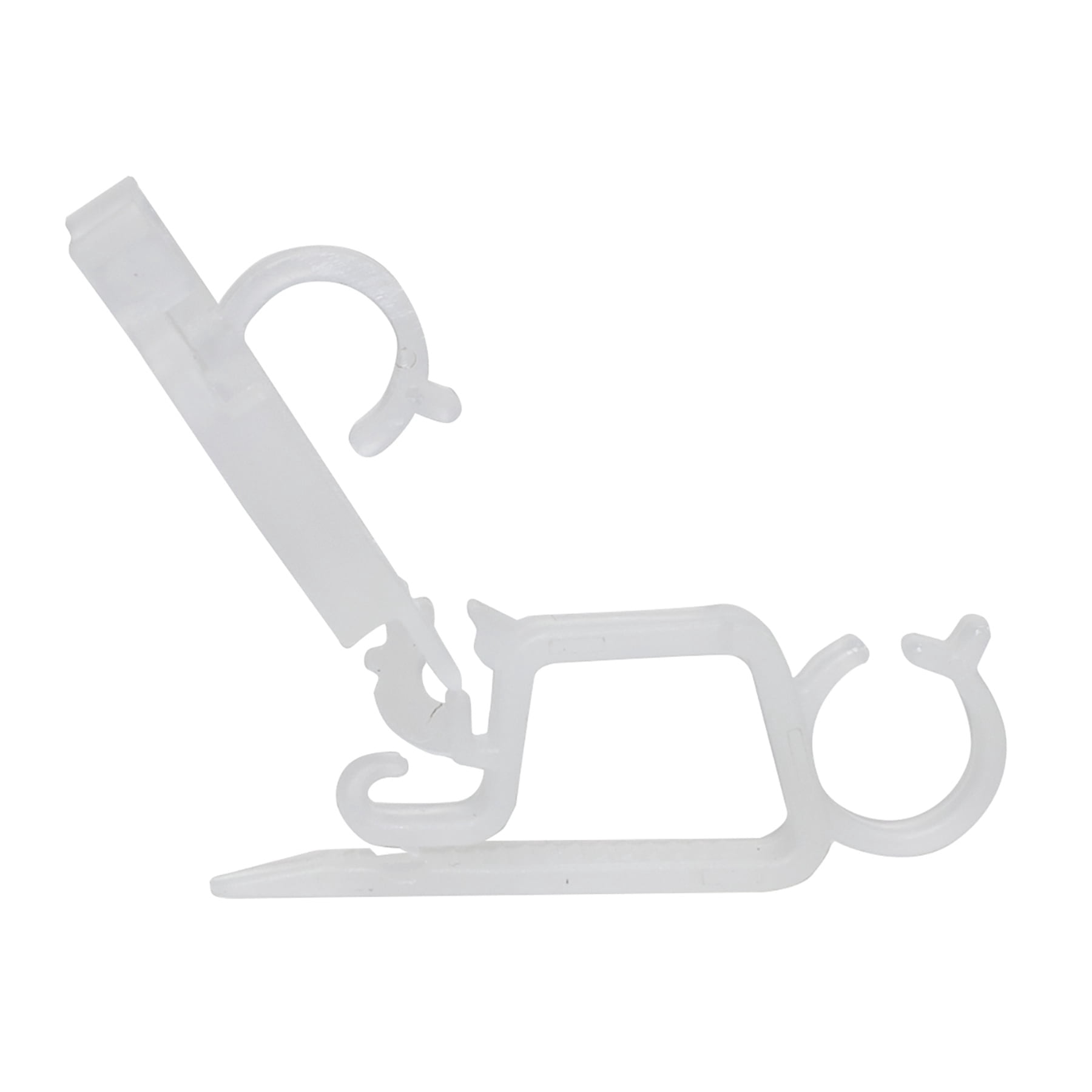 Multi-Directional Gutter/Shingle Christmas Light Clips, Clear, 50 Count, by Holiday Time