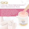 thumbnail image 2 of GiGi Crème Wax for Sensitive Skin - Microwave Hair Removal Wax, 8 Ounces, 2 of 3