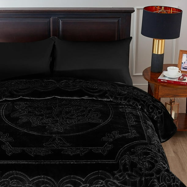 Heavy Korean Mink Blanket 9.9 Lbs, Single Ply, Soft and Warm, Thick