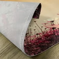 thumbnail image 5 of Ambesonne Summer Place Mats Set of 4, Garden Flowers Poppies, Standard Size, Pale Pink Khaki and Pink, 5 of 6