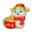 thumbnail image 5 of Fancyes Cute Snake Statue Spring Festival Decor Holiday Gift Centerpiece Table Decoration Chinese New Year Decor for Bookshelf Indoor E, 5 of 8