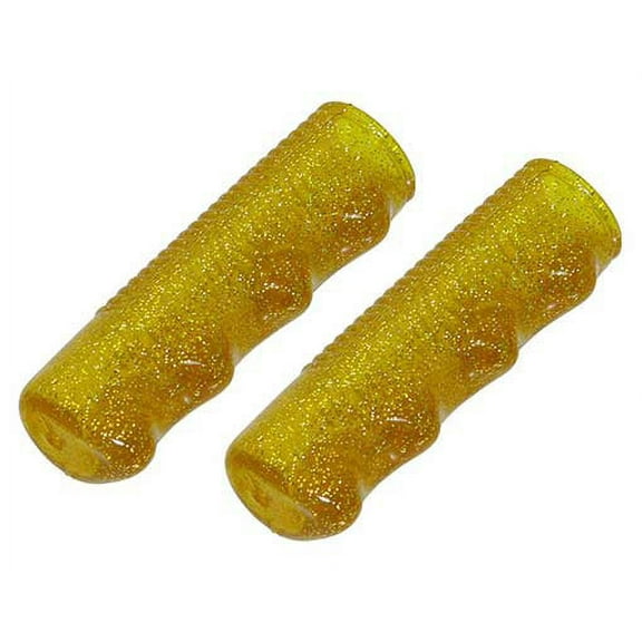 bike Lowrider Grips 7/8 long 95mm Sparkle/Gold.bicycle Grips parts