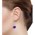 thumbnail image 2 of 925 Sterling Silver Women Jewelry Natural Amethyst Earring, 2 of 5