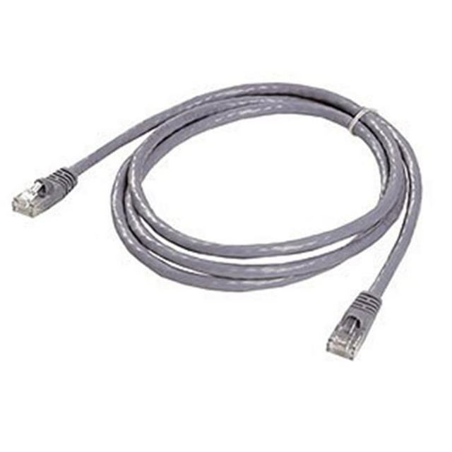 Ziotek 119 5276 CAT6 Patch Cable, with Boot 5ft, Grey