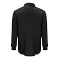 thumbnail image 6 of Men's Sweatshirts Tops Fall Fashion Men's Fashionable Vintage Solid Color Casual Long Sleeve Turndown Collar Blouse Shirt Solid Color Fashion Casual Everyday Outerwear, 6 of 8