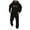 Black, variant on VBTAPA Two Piece Tracksuit Set for Men Long Sleeve Hoodie Sweatsuits Casual Athletic Outfits Hooded Sweatshirt and Sweatpants Jogging Matching Suit on Sale Black XXL