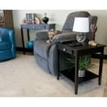 thumbnail image 4 of Casual Contemporary Living Solid Acacia Console Table with Drawer & Bottom Shelf- Black, 4 of 7