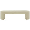 thumbnail image 2 of SAFAVIEH Couture Dallyce Solid Linen Modern Bench, Beige, 2 of 6
