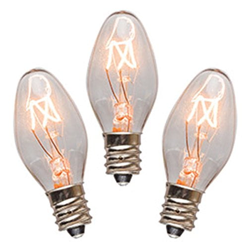 15 Watt Bulb (3Pack) Replacement for Scentsy PlugIn Warmer, KE15WLITE