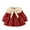 Red, variant on Baby Toddler Girls Long Sleeve Fashion Dress Infant Casual Vintage Floral Dresses Bowtie Cute Lace Trim Babydoll Outfits for Spring Fall