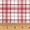 Peppermint, variant on JCS Perfect Red 6 Plaid Homespun Cotton Fabric Sold by the Yard