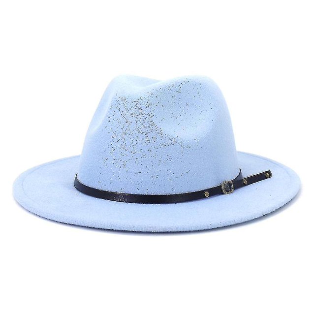 Sombrero Fedora de fieltro de lana para mujer o hombre