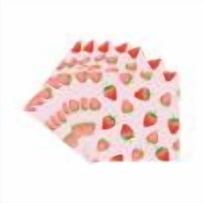 PEONAVET Disposable Tableware Strawberry Party Theme Tableware Set Disposable Decorative Tableware Paper Set