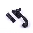 thumbnail image 6 of Renovators Supply Black Wrought Iron Window Sash Lock 3.75 in Window Locks w/Screws Pack of 2, 6 of 7