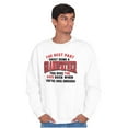 thumbnail image 4 of Grandpa's Had Enough Grandfather Men's Crewneck Sweatshirt Brisco Brands X, 4 of 6