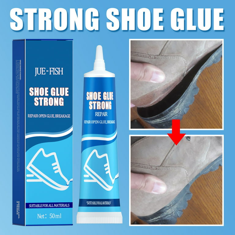 EJWQWQE Self Adhesive Shoe Repair Glue, Glue Shoe Repair Glue, Shoe Repair  Hose With Precision Nozzle Sole, Heel, Leather Repair Tool (2 Piece50ml) 