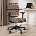 thumbnail image 3 of ZUXONGSY Aztec Ethnic Office Chair Cover 2 Packs Stretch Rotating Chair Slipcover with Elastic Bands Gaming Chair Cover Easy to Install and Clean Home Furnishing Decoration, 3 of 7