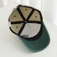 thumbnail image 6 of CAUYDY 5T 6T 7T Kids Baseball Cap Hat Cotton Cute Letter Adjustable 3T 4T Toddler Hat for Baby Boys Unisex-Child (Sizes 3-8 Years,D1-Khaki), 6 of 8