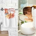 thumbnail image 7 of Yayeee 2 Pack Hand Towels for Bathroom 100% Cotton 16" x 28" Soft Absorbent Kitchen Towel, Leaves Pattern, 7 of 7