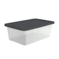 thumbnail image 2 of Homz Snaplock Bac de Rangement Organisateur Transparent 6 Qt avec Couvercle (Lot de 10), 2 of 7