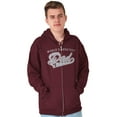 thumbnail image 4 of World's Greatest Dad Number 1 Father Zip Hoodie Sweatshirt Men Brisco Brands X, 4 of 6