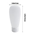 thumbnail image 3 of Cosmetics Empty Bottle Shampoo And Shower Gel Extrusion Foaming Soap Dispenser Travel Plastic Bottle Set Portable Wash Flip Top Design for Easy Squeezing, Cosmetic Sample Empty Bottle Of Shampoo, 3 of 8