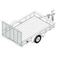 thumbnail image 2 of The Trailer Parts Outlet - T1110 - 6'4" x 10 Single Axle 3.5K Utility Trailer DIY Master Plan Trailer Kit - 14 How-to Steps w/ Blueprint, 2 of 2