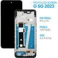 thumbnail image 2 of LCD Display for Motorola Moto G 5G 2023 XT2313 XT2313-6 XT2313-3 XT2313-4 6.5" LCD Screen Replacement Touch Digitizer Assembly with Tools (Black with Frame), 2 of 5