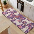 thumbnail image 5 of Goldendoodle Dog and Flower Floral Kitchen Rug Mat,Kitchen Runner Rugs Non Skid Washable,Decorative Kitchen Floor Mats for Kitchen,Sink,Laundry,17"x47.2", 5 of 7