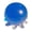 Blue, variant on dutauuu 1 Pc Realistic Blue Octopus Silhouette Sensory Squeeze Figurine for Adult Stress Relief, Soft Translucent Aquatic Desk Accessory, Professional Event Favor, Quiet Tool, 1.57"
