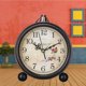 thumbnail image 3 of Vintage Style Alarm Clock Silent Antique Retro Table Clock Decorative Quiet Non-ticking Clock Classic Retro Clock Desk Alarm Clock(without Battery), 3 of 5