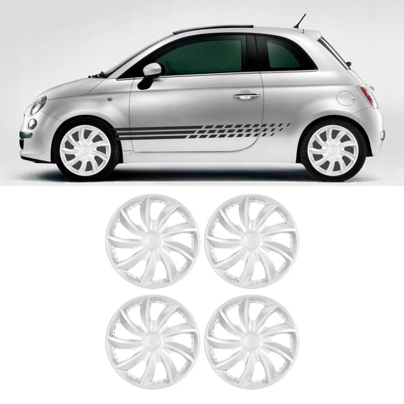 Wheel Rim Cover, 13in Wheel Hub Caps Dynamic Universal 4pcs Scratch Resistant  for Cars Trucks