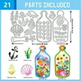 thumbnail image 2 of 21Pcs/Set Bottle Shaker Cutting Dies for Card Making Drift Bottle Die Cuts Metal Cutting Die for Scrapbooking Dies Stencil DIY Embossing Paper Album Craft Decor, 2 of 9
