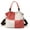 Red, variant on Canvas Crossbody Bag for Women Patchwork color collision Vintage Multi-pocket Work Shoulder Crossbody Bag for Womens