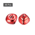 thumbnail image 3 of Tintineo Campanas, 20mm 48 Piezas Carbono Acero Artesanía Campanas para Bricolaje Navidad, Rojo, 3 of 5