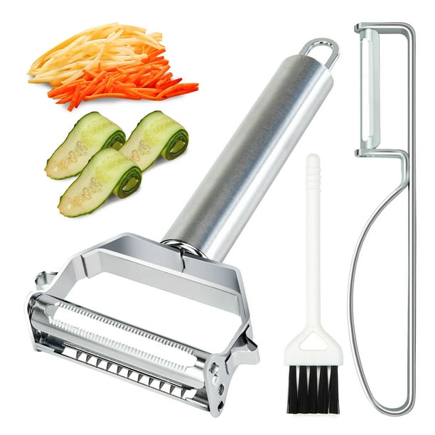 INNOVATIVE LIFE Stainless Steel Vegetable Peeler Set for Kitchen, Fruit